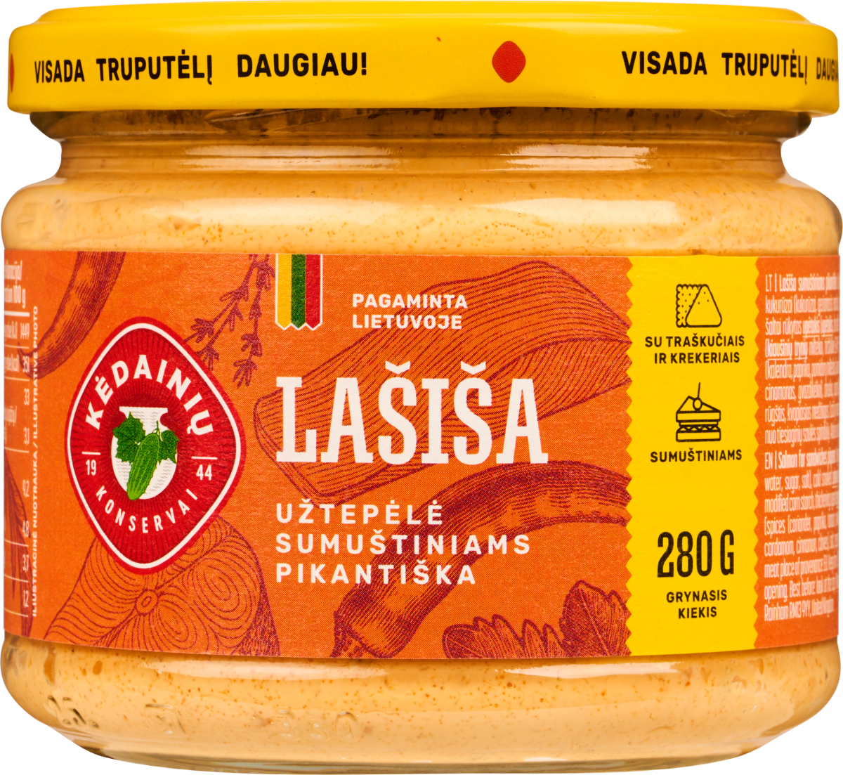 Pikantiška lašiša sumuštiniams