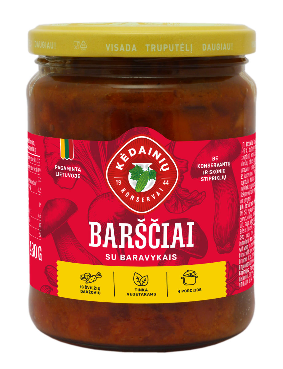 Barščiai su baravykais