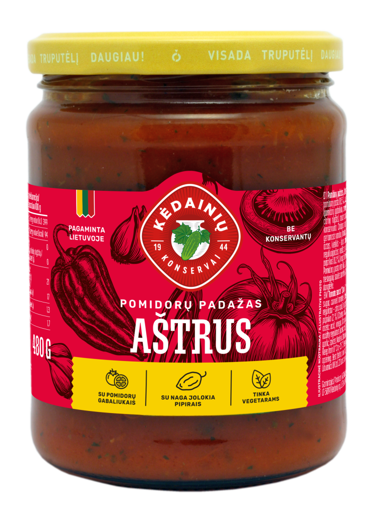 Aštrus pomidorų padažas