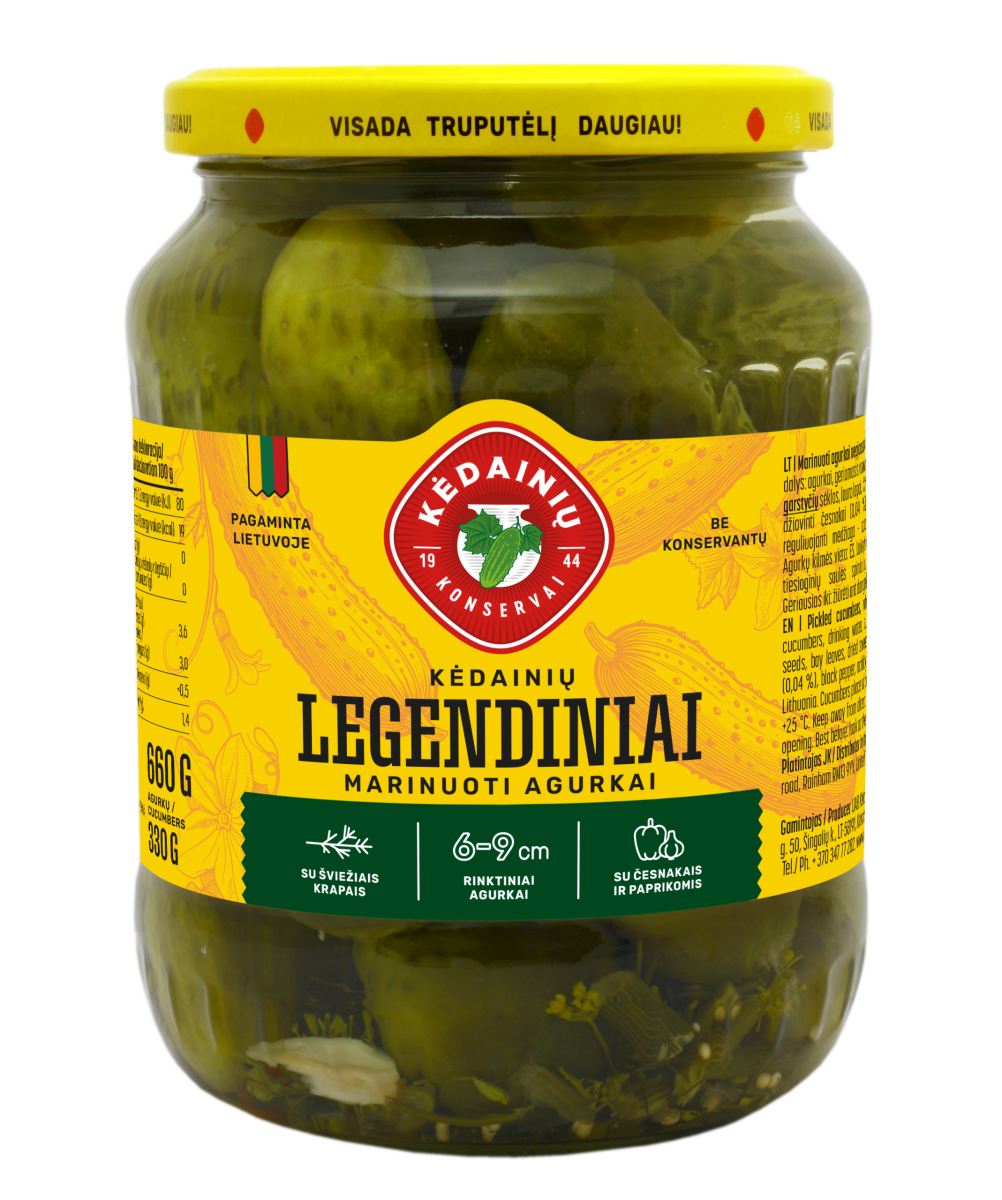 Marinuoti AGURKAI Legendiniai
