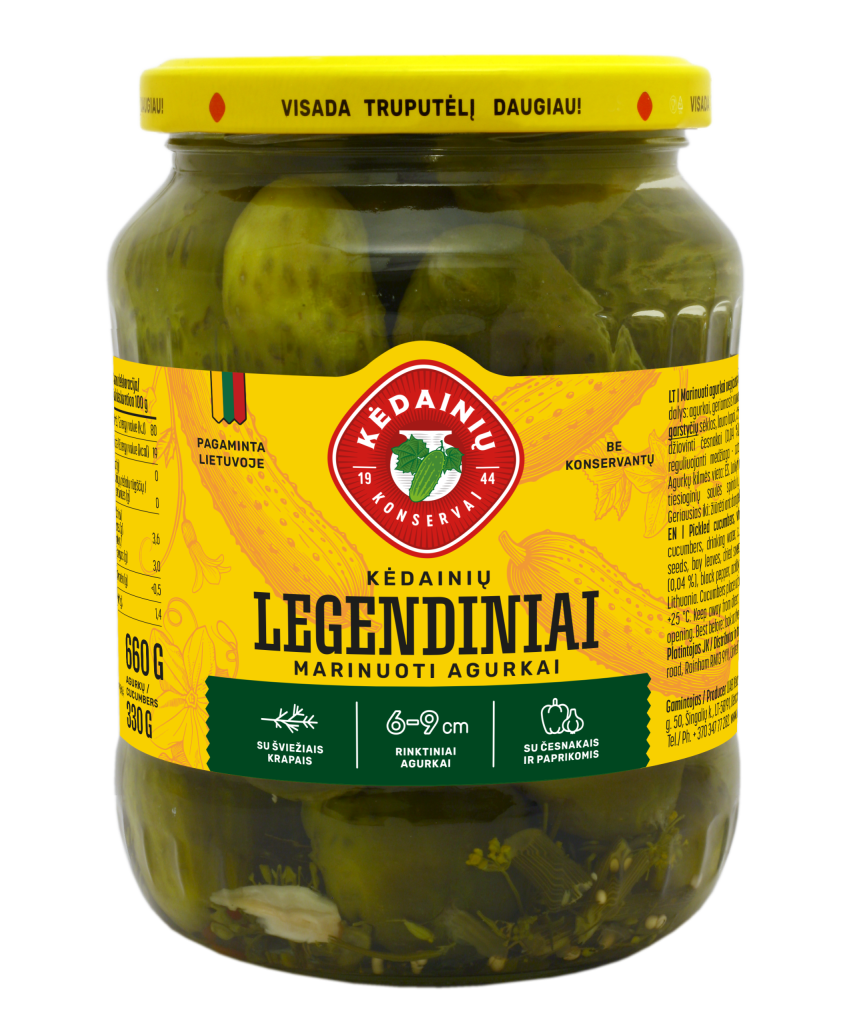 Marinuoti AGURKAI Legendiniai