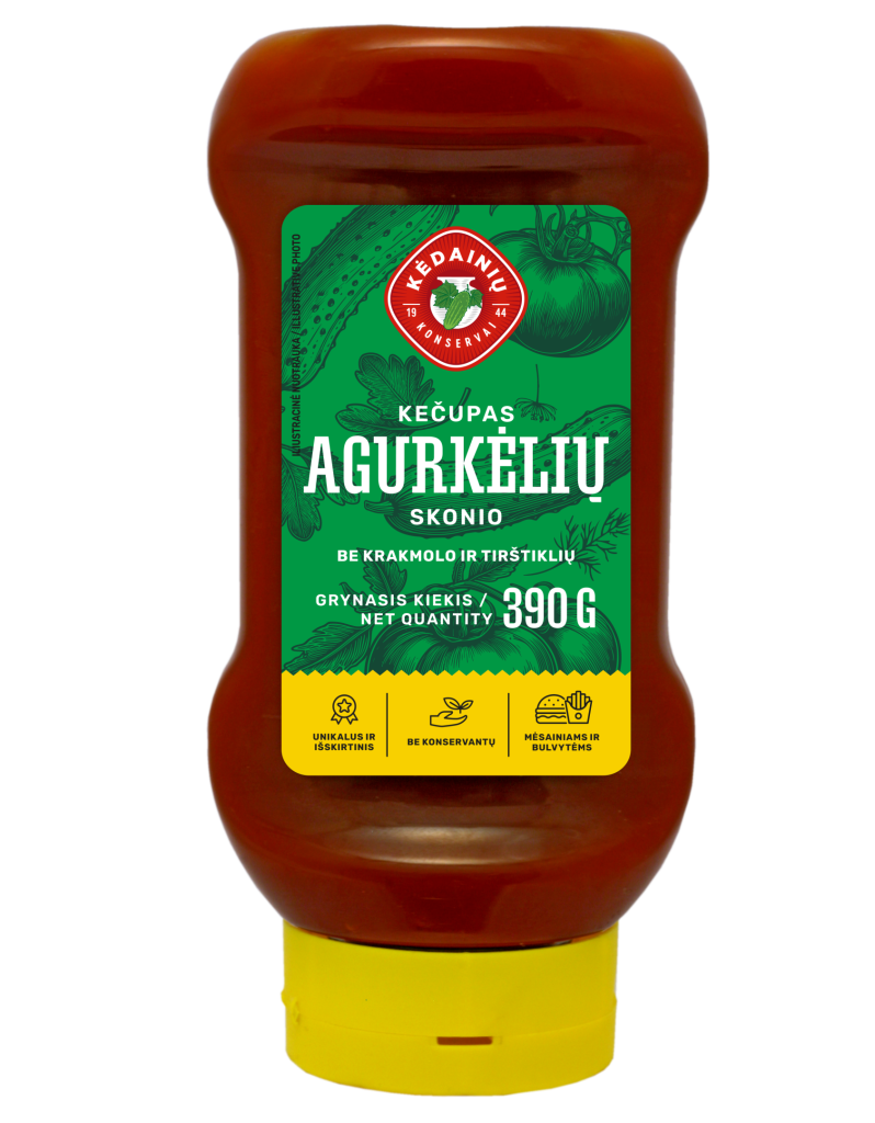 Agurkėlių skonio kečupas
