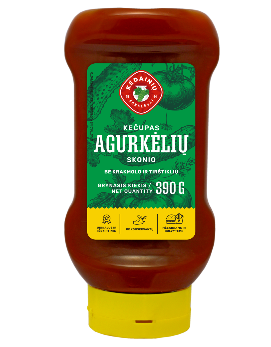 Agurkėlių skonio kečupas