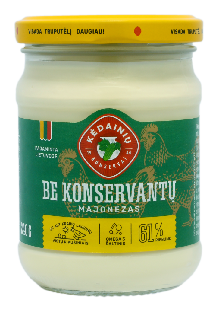 Majonezas BE KONSERVANTŲ